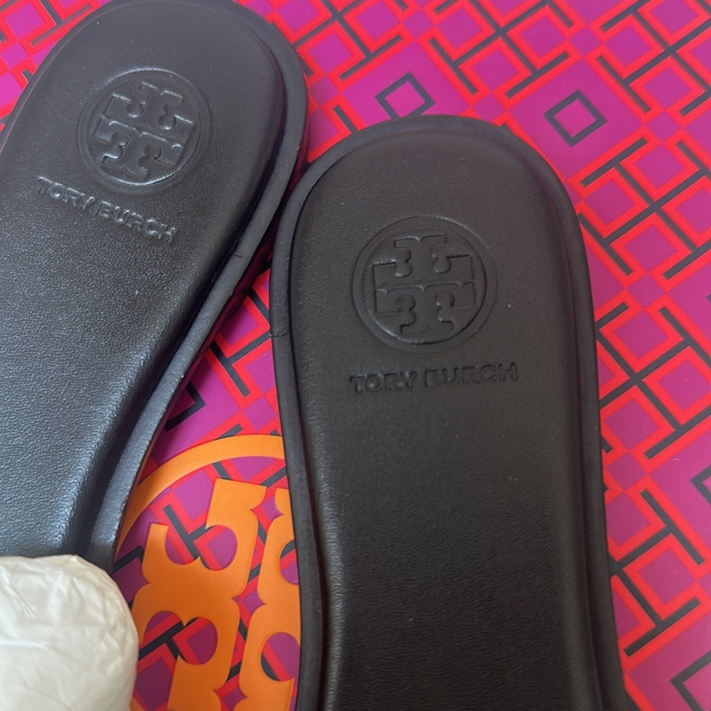NWT Tory Burch EVERLY Slide/calf leather - Picture 5 of 9
